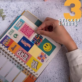 3 STICKER SHEETS