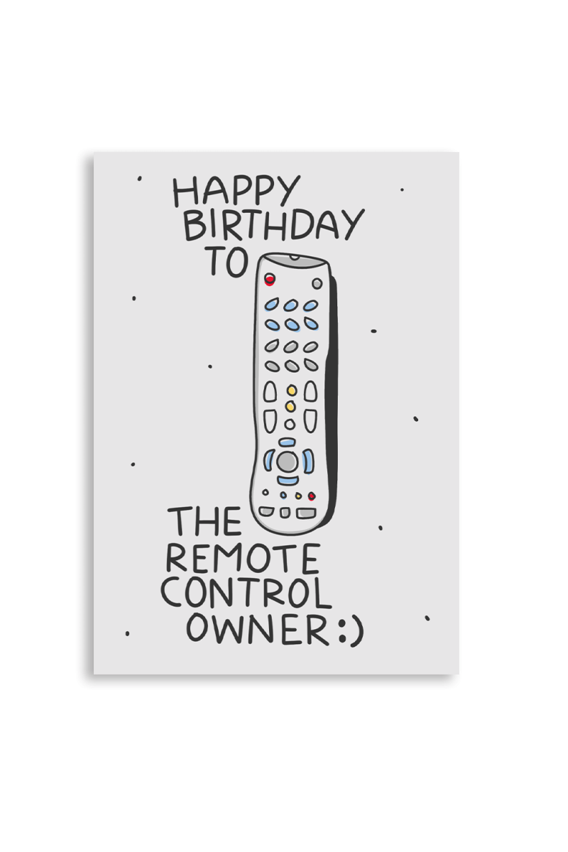 Remote Control Ownership REMOTE CONTROL OWNER – BY THE DAY COLLECTIVE